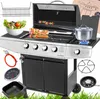 Mocny grill gazowy LEHMANN OHIO 4+1  żeliwny ruszt Podgląd zdjęcia produktu 4