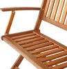 Banc de jardin pliable en bois d'eucalyptus certifié FSC 2 Voir les images du produit 4