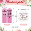 Geschenkset 50. Geburtstag Tasse Socken Untersetzer Rosa Produktbild-Vorschau 3