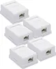 kwmobile 5x CAT 6A Aufputz Netzwerkdose 1 Port - RJ45 Produktbild-Vorschau 1
