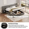 Łóżko tapicerowane Flieks 180x200 cm z 2 stolikami nocnymi, Podgląd zdjęcia produktu 5