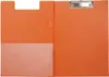 MAUL Schreibmappe A4 Hochformat Karton Folie orange Produktbild-Vorschau 2
