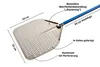 Gi.Metal Pizzaschaufel - 33 x 33 cm - perforiert - Griff: Produktbild-Vorschau 9