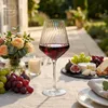 IMPERIAL glass Bordeauxgläser 6er Set – geriffelte Produktbild-Vorschau 2