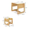 Montessori Kids Tisch und 2 Stühle für Kinder, Stuhlset Produktbild-Vorschau 12