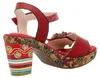 Laura Vita Damen Sandalette Blüte Schmuckstein Kork NELLAO Produktbild-Vorschau 18