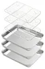 RVS Bakplaat met Rooster Set (3 Platen + 3 Racks) Productafbeelding-voorbeeld 2