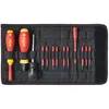 A set of screwdrivers laid out in a black fabric organizer. Náhľad obrázku produktu