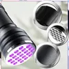 Mini UV baterka 21 LED 395nm detektor hliníková kompaktná Náhľad obrázku produktu 7
