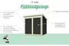 Expresshaus Fahrradgarage Karibu Bike Box 3 Holz 162,5 x Produktbild-Vorschau 4