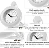 Badezimmeruhr, weiße Dusch Wanduhr, wasserabweisende,fürs Produktbild-Vorschau 2