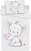 Baby Bettwäsche mit Baby Elefant 100x135 cm 100% Baumwolle Produktbild-Vorschau 1