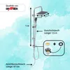 Grafner® Duschgarnitur mit Regenschauerduschkopf und Produktbild-Vorschau 4