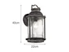 Elstead Ashland Bay Außen-Wandleuchte E27 40cm Verwittertes Produktbild-Vorschau 8