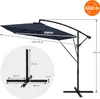 ML-Design Ampelschirm Ø 330 cm Navy-Blau Alu Rechteckig, Produktbild-Vorschau 9