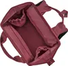 The inside of an open maroon backpack is shown against a white background. Anteprima dell’immagine prodotto