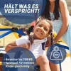 Two young girls are playing on a colorful climbing structure outdoors. Produktbild-Vorschau