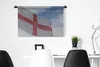 MuchoWow® Wandteppich Wandbehang Die englische Flagge weht Produktbild-Vorschau 4