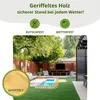 Floranica Gartenweg aus 100% Holz, 30 cm x 1 m, Natur, Produktbild-Vorschau 4