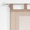 Delien Raffrollo mit Schlaufen Voile Uni Panneaux Küche Produktbild-Vorschau 3