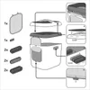 Rotho Katzentoilette mit Haube Bea XL – 61,4 x 49,5 x 57,3 Produktbild-Vorschau 8