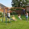 FCH Struttura per altalena da giardino, set altalena 5 in 1 Anteprima dell’immagine prodotto 3