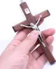 Dřevěný kříž na stěně 12cm světlo Náhled obrázku produktu 5