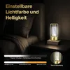 Bezdrátová skleněná stolní lampa LED - Kovová lampa s Náhled obrázku produktu 2