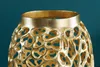 Filigrane Vase ABSTRACT LEAF gold 65cm Produktbild-Vorschau 6