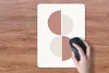MuchoWow® Mauspad Mousepad Minimalismus - Abstrakt - Produktbild-Vorschau 3