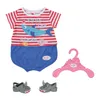 BABY born® Pyjama en slippers, blauw (43 cm) Productafbeelding-voorbeeld 2