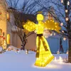 GOPLUS 150 cm großer LED Engel mit Querflöte, beleuchteter Produktbild-Vorschau 1