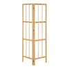 Eckgarderobe 'Hyllestad' 165,5x92x8cm Bambus Produktbild-Vorschau 2
