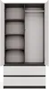Szafa wnękowa 90 cm TAAVI - antracyt / biel Podgląd zdjęcia produktu 5