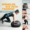 TRESKO Gym lopta (čierna, 75 cm) s pumpou Fitness lopta Náhľad obrázku produktu 4
