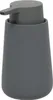 A gray ceramic soap dispenser with a pump mechanism. Podgląd zdjęcia produktu