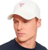 Weiße Herren-Schirmmütze mit Logo und verstellbarem Riemen Produktbild-Vorschau 1