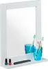 Specchio da parete Relaxdays, con ripiano, per bagno, Anteprima dell’immagine prodotto 1