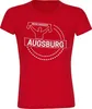 multifanshop Damen T-Shirt - Augsburg - Meine Fankurve, Produktbild-Vorschau 1