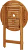 vidaXL Tavolo da giardino pieghevole Ø60x75 cm in legno Anteprima dell’immagine prodotto 13