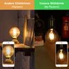Edisonova vintage žárovka, Edisonova LED žárovka teplá bílá Náhled obrázku produktu 3
