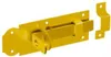 Türriegel mit Schlaufe und flachen Griff 160x55x2,0mm gelb Produktbild-Vorschau 4