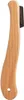 A close-up of a bread knife with a wooden handle. Produktbild-Vorschau