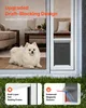 VEVOR Hundeklappe für Glasschiebetüren, Hundetür Produktbild-Vorschau 4