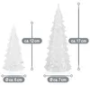 com-four® 2-teiliges Deko-Tannenbaum-Set aus Acryl mit Produktbild-Vorschau 8