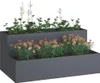 vidaXL Garten-Pflanzgefäß Anthrazit 100 x 60 x 45 cm Produktbild-Vorschau 3