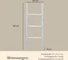 Scala decorativa Manoni 92cm - Scala decorativa fatta a Anteprima dell’immagine prodotto 2
