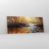Bilder auf glas - Bach Park Baum - 120x50cm - Glasbilder - Produktbild-Vorschau 4