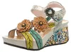 Laura Vita Laura Vita Keilsandalette Beige Produktbild-Vorschau 17