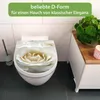 WC Sitz mit Absenkautomatik D Form Motiv White Roses [TDW3 Produktbild-Vorschau 2